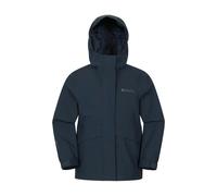 Mountain Warehouse Kids April Waterproof Jacket - Navy - Navy - 2-3 Years - 100% Polyester