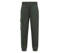 Mountain Warehouse Kids Avery Brushed Back Jogging Bottoms - Khaki Green - 2-3 Years - Khaki Green - 80% Cotton/20% Polyester