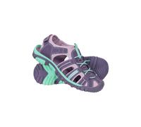 Mountain Warehouse Bay Kids Shandals - Neoprene Lined Sandal Shoes with Adjustable Straps - For Walking, Travelling & Outdoors Grape Kids Shoe Size 13