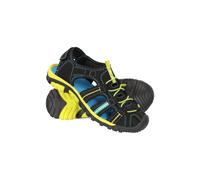 Mountain Warehouse Bay Kids Shandals - Neoprene Lined Sandal Shoes with Adjustable Straps - For Walking, Travelling & Outdoors Lime Junior Shoe Size 4