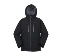 Mountain Warehouse Kids Blizzard Extreme Waterproof Ski Jacket - Black - 7-8 Years - Black
