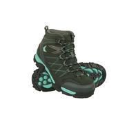Mountain Warehouse Trail Kids Waterproof Boots - Synthetic Mesh Upper Girls & Boys Shoes, EVA Footbed, High Traction - Best for Spring Summer, Hiking & Outdoors Teal Junior Shoe Size 2