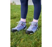 Mountain Warehouse Trail Kids Waterproof Boots - Synthetic Mesh Upper Girls & Boys Shoes, EVA Footbed, High Traction - Best for Spring Summer, Hiking & Outdoors Lilac Kids Shoe Size 4