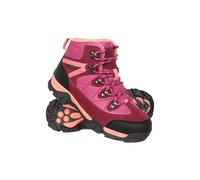 Mountain Warehouse Trail Kids Waterproof Boots - Synthetic Mesh Upper Girls & Boys Shoes, EVA Footbed, High Traction - Best for Spring Summer, Hiking & Outdoors Berry Kids Shoe Size 1