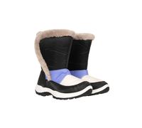 Mountain Warehouse Caribou Kids Fur Trim Snow Boots - Snowproof, Fleece Lining, High Traction Sole - Perfect To Keep Your Kids Feet Warm In Cold Winter Days Light Purple Kids Shoe Size 10