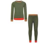 Mountain Warehouse Kids Colour Block Merino Set Unisex Lightweight Winter Outfit