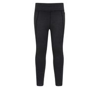 Mountain Warehouse Kids Contin Thermal Trekking Leggings - Dark Grey - 7-8 Years - Dark Grey - 86% Polyester/14% Elastane