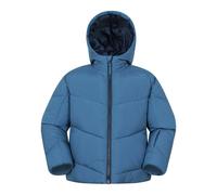 Mountain Warehouse Kids Cortina Water Resistant Padded Ski Jacket - Blue - 11-12 Years - Blue - 100% Polyester