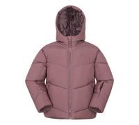 Mountain Warehouse Kids Cortina Water Resistant Padded Ski Jacket - Dark Pink - 7-8 Years - Dark Pink