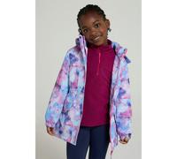 Mountain Warehouse Kids Dale Floral Waterproof Jacket - Purple - 2-3 Years - Purple - 100% Mixed