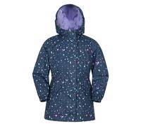 Mountain Warehouse Kids Dale Unicorn Lightweight Waterproof Jacket - Navy - 7-8 Years - Navy - 100% Polyester