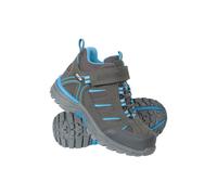 Mountain Warehouse Drift Junior Kids Boots - Waterproof Rain Shoes, Durable & Breathable, Boys & Girls - For Spring Summer, Walking, Hiking & Outdoors Grey Kids Shoe Size 11