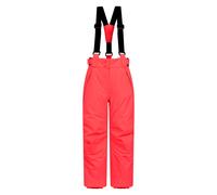 Mountain Warehouse Falcon Extreme Kids Ski Pants - Taped Seams, Waterproof Childrens Trousers, Snow Gaiters, Security Pockets - Ideal for Sports, Snowboarding Fiery Coral Kids Size 9-10 Years