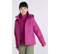 Mountain Warehouse Kids Fell 3 in 1 Jacket Water Resistant Children Raincoat