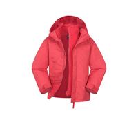 Mountain Warehouse Kids Fell 3 in 1 Water Resistant Jacket - Active Red - 5-6 Years - Active Red - 100% Polyester