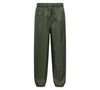Mountain Warehouse Kids Fleece Lined Waterproof Trousers - Khaki Green - 3-4 Years - Khaki Green - 100% Polyester