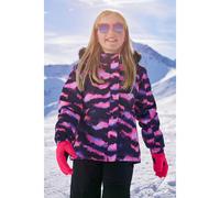Mountain Warehouse Kids Glacial Floral Water Resistant Jacket - Pink - 11-12 Years - Pink - 100% Mixed