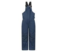 Mountain Warehouse Kids Hakuba Snow Salopettes - Navy - 7-8 Years - Navy - 100% Polyester