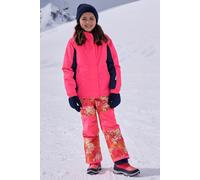 Mountain Warehouse Honey Kids Snow Pants - Snowproof Childrens Trousers, Water Resistant Rain Pants with Zipped Pockets - for Sports, Skiing Holidays, Snowboarding Bright Orange Teen Size 13 Years