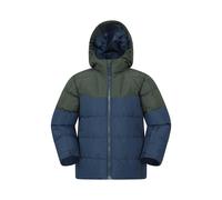 Mountain Warehouse Kids Jasper II Water Resistant Jacket - Khaki Green - 7-8 Years - Khaki Green - 100% Polyester