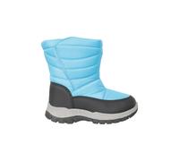 Mountain Warehouse Caribou Junior Kids Snow Boots - Snowproof, Fleece Lining, Warm, Insulated, High Traction Sole - Ideal For Bright Blue Kids Shoe Size 10
