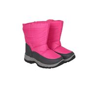 Mountain Warehouse Caribou Junior Kids Snow Boots - Snowproof, Fleece Lining, Warm, Insulated, High Traction Sole - Ideal For Bright Pink Kids Shoe Size 8