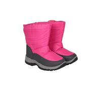 Mountain Warehouse Caribou Junior Kids Snow Boots - Snowproof, Fleece Lining, Warm, Insulated, High Traction Sole - Ideal For Bright Pink Kids Shoe Size 10