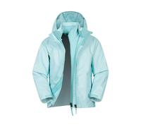 Mountain Warehouse Kids Lightning II 3 in 1 Waterproof Jacket - Teal - 13 Years - Teal
