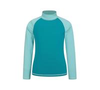 Mountain Warehouse Kids Long Sleeve UPF 50+ Rash Vest | Boys & Girls Lightweight & Quick-Dry Sun Protected Swim Top, Childrens Rash Guard with Flat Seams for Beach, Surfing, Summer