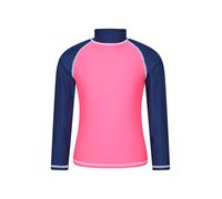 Mountain Warehouse Kids Long Sleeve UPF 50+ Rash Vest | Boys & Girls Lightweight & Quick-Dry Sun Protected Swim Top, Childrens Rash Guard with Flat Seams for Beach, Surfing, Summer