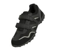 Mountain Warehouse Kids Mars Walking Shoes - Black - Black - 3 UK - 90% Mesh/10% EVA
