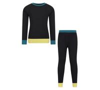 Mountain Warehouse Kids Merino Colour Block Set | Boys & Girls Lightweight Long Sleeve T-shirt & Trousers, Breathable & Moisture Wicking Underlayer for Winter & Everyday Wear