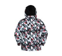Mountain Warehouse Kids Mogal Geometric Ski Jacket - Dark Grey - 5-6 Years - Dark Grey - 100% Polyester