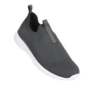 Mountain Warehouse Kids Orbit Slip-on Shoes - Charcoal - Charcoal - 1 UK