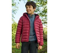 Mountain Warehouse Seasons Fur-Lined Kids Padded Jacket - Lightweight, Warm & Water-resistant Puffer Coat, Boys & Girls - For Autumn Winter, School & Outdoors Rust Kids Size 5-6 Years