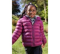 Mountain Warehouse Kids Padded Jacket Lightweight Fur Lined Children Winter Coat