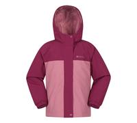 Mountain Warehouse Kids Polar Zone Printed Jacket & Salopettes Set - Pink - Pink - 3-4 Years - 100% Polyester