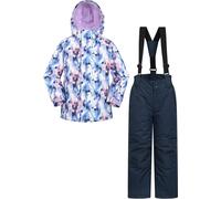 Mountain Warehouse Kids Printed Ski Jacket & Pant Set - Purple