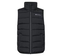 Mountain Warehouse Kids Rocko Plain Padded Gilet - Black - 3-4 Years - Black - 100% Polyester