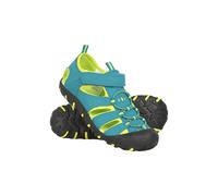 Mountain Warehouse Coastal Kids Shandals - Neoprene Childrens Shoes Sandals, Midsole, Slip on Beach Footwear, Girls & Boys - Spring Summer Walking, Travelling Lime Junior Shoe Size 3