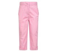 Mountain Warehouse Kids Shore Capri Trousers - Pink - 11-12 Years - Pink - 100% Cotton