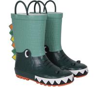 Mountain Warehouse Kids Short Character Handle Wellies - Green - Green - Size: 8