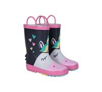 Mountain Warehouse Kids Short Character Handle Wellies Unisex Waterproof Boots