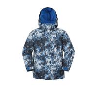Mountain Warehouse Mogal Printed Kids Waterproof Ski Jacket - Zipped Pockets, Detachable Hood, Snowskirt -Best for Snowboarding, Winter Sports White Kids Size 9-10 Years