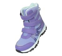 Mountain Warehouse Kids Slope Adaptive Softshell Snow Boots - Lavender/Mint - Lavender/Mint - 12 UK Child