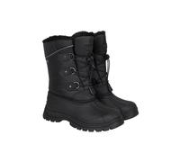 Mountain Warehouse Whistler Kids Snow Boots - Snowproof, Warm, Breathable Childrens Winter Boots, Durable & High Traction Soles - Ideal For Walking & Daily Use Black Kids Shoe Size 13