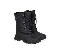 Mountain Warehouse Whistler Kids Snow Boots - Snowproof, Warm, Breathable Childrens Winter Boots, Durable & High Traction Soles - Ideal For Walking & Daily Use Black Junior Shoe Size 1
