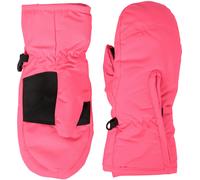 Mountain Warehouse Kids Snow Mittens - Snow Proof Ski Gloves, Adjustable Cuffs, Fleece Lined - For Autumn Winter & Outdoors Dark Pink L