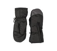 Mountain Warehouse Kids Snow Mittens - Snow Proof Ski Gloves, Adjustable Cuffs, Fleece Lined - For Autumn Winter & Outdoors Black S