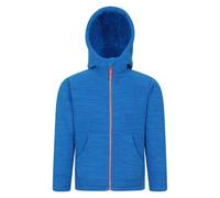 Mountain Warehouse Kids Snowdonia II Borg Lined Hoodie - Blue - 9-10 Years - Blue - 100% Polyester
